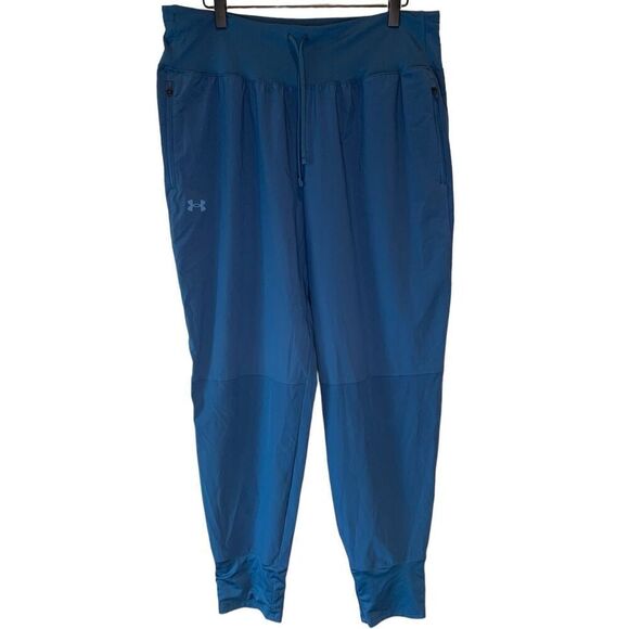 Under Armour Women 's Blue Jogger Pants Sz XL - Picture 1 of 5